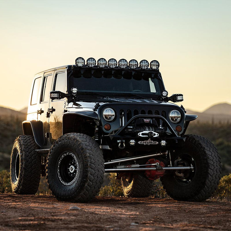 RIGID Industries 360-Series 6" LED Off-Road Fog Light Spot Beam w/Blue Backlight - Black Housing [36202] - Wholesaler Elite LLC