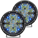 RIGID Industries 360-Series 6" LED Off-Road Fog Light Drive Beam w/Blue Backlight - Black Housing [36207] - Wholesaler Elite LLC