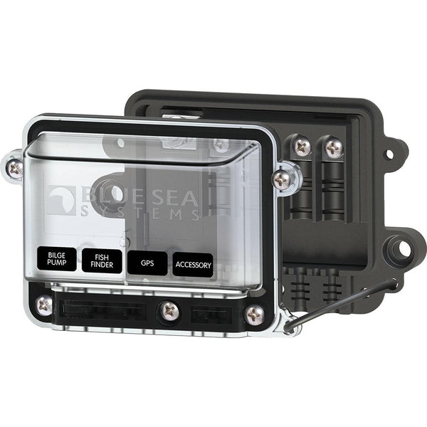Blue Sea 2356 Water Resistant BusBar - 100 Amp w/Cover [2356] - Wholesaler Elite LLC