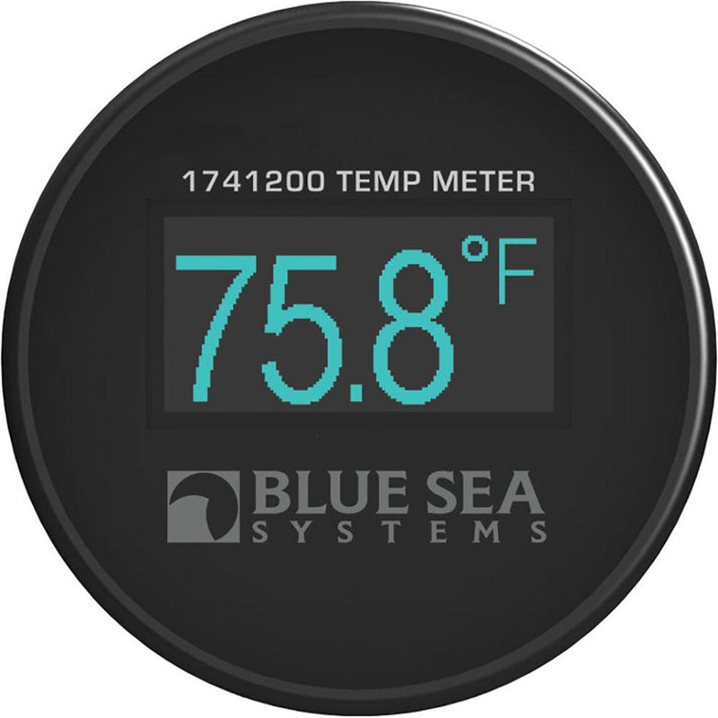 Blue Sea 1741200 Mini OLED Temperature Monitor - Blue [1741200] - Wholesaler Elite LLC