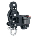 Harken 45mm single Element fiddle block with swivel and cam cleat