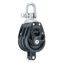 Harken 60mm Triple Aluminum Element Block w/Swivel Becket [6273] - Wholesaler Elite LLC