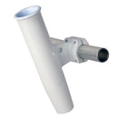 C.E. Smith Aluminum Horizontal Clamp-On Rod Holder 1.66" OD - White Powder Coated w/Sleeve [53721] - Wholesaler Elite LLC