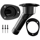 Mate Series Plastic Rod Cup Holder 30 Closed w/Oval Top f/Kayaks - Black [P2030BK] - Wholesaler Elite LLC