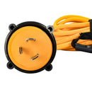 Camco 30 Amp Power Grip Marine Extension Cord - 50 M-Locking/F-Locking Adapter [55613] - Wholesaler Elite LLC