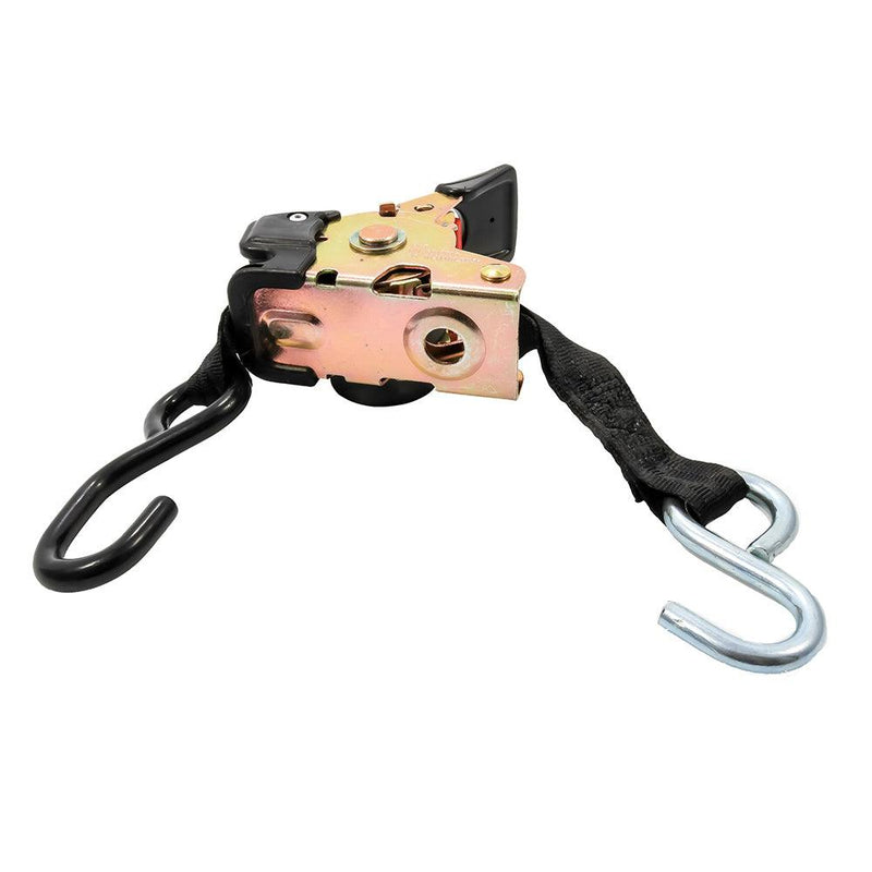 Camco Retractable Tie-Down Straps - 1" Width 6 Dual Hooks [50033] - Wholesaler Elite LLC