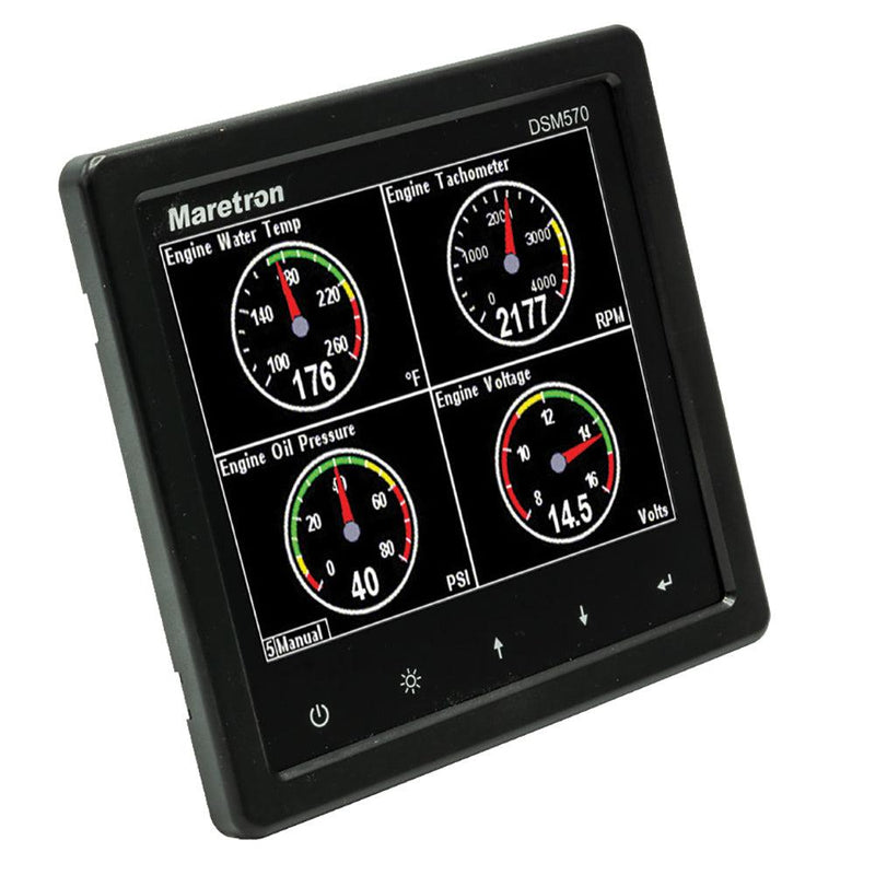 Maretron DSM570 5.7" High Resolution Color Display w/Black Enclosure [DSM570-01] - Wholesaler Elite LLC