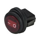 HEISE Rocker Switch - Illuminated Red Round - 5-Pack [HE-RRS] - Wholesaler Elite LLC