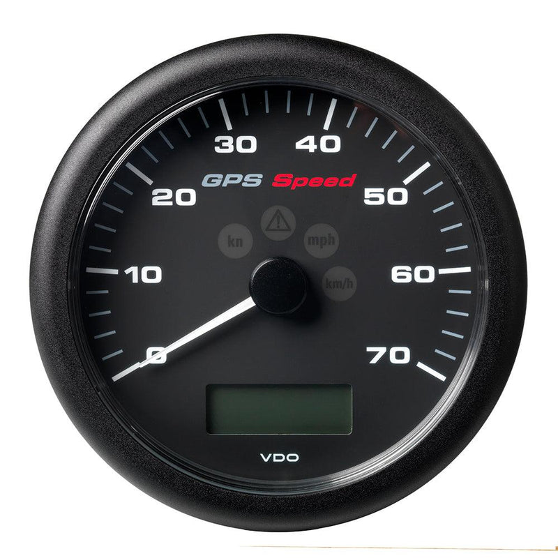 Veratron 4-1/4" (110MM) ViewLine GPS Speedometer 0-70 KNOTS/KMH/MPH - 8 to 16V Black Dial Bezel [A2C59501781] - Wholesaler Elite LLC