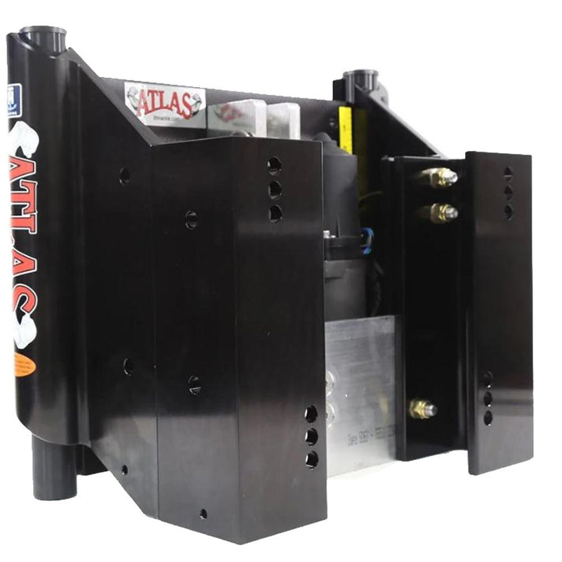 T-H Marine ATLAS 4" Set Back Hydraulic Jack Plate - Heavy Duty Black [AHJ-4VHD-B-DP] - Wholesaler Elite LLC