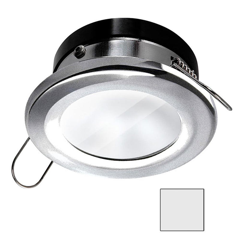 i2Systems Apeiron A1110Z - 4.5W Spring Mount Light - Round - Cool White - Brushed Nickel Finish [A1110Z-41AAH] - Wholesaler Elite LLC