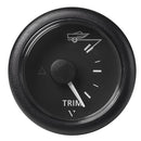 Veratron 52MM (2-1/16") ViewLine Trim Indicator Gauge Up/Down - Black Dial Round Bezel [A2C59514180] - Wholesaler Elite LLC