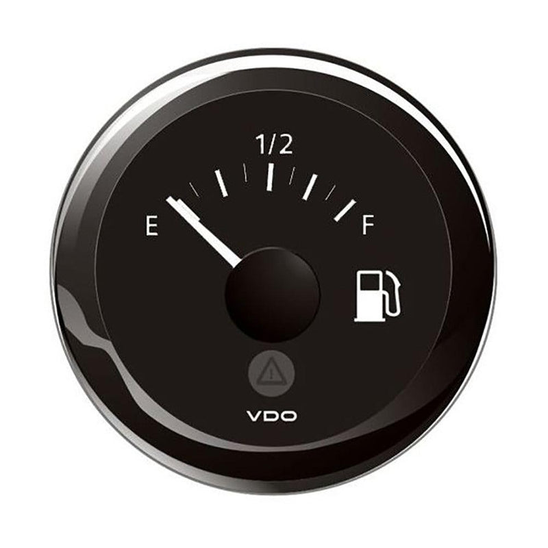 Veratron 52MM (2-1/16") ViewLine Tank Level Gauge E/F - 3-180 Ohm - Black Dial Bezel [A2C59514091] - Wholesaler Elite LLC