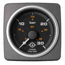 Veratron 52 MM (2-1/16") AcquaLink Transmission Oil Pressure 30 Bar/440 PSI - Black Dial Bezel [A2C59501937] - Wholesaler Elite LLC