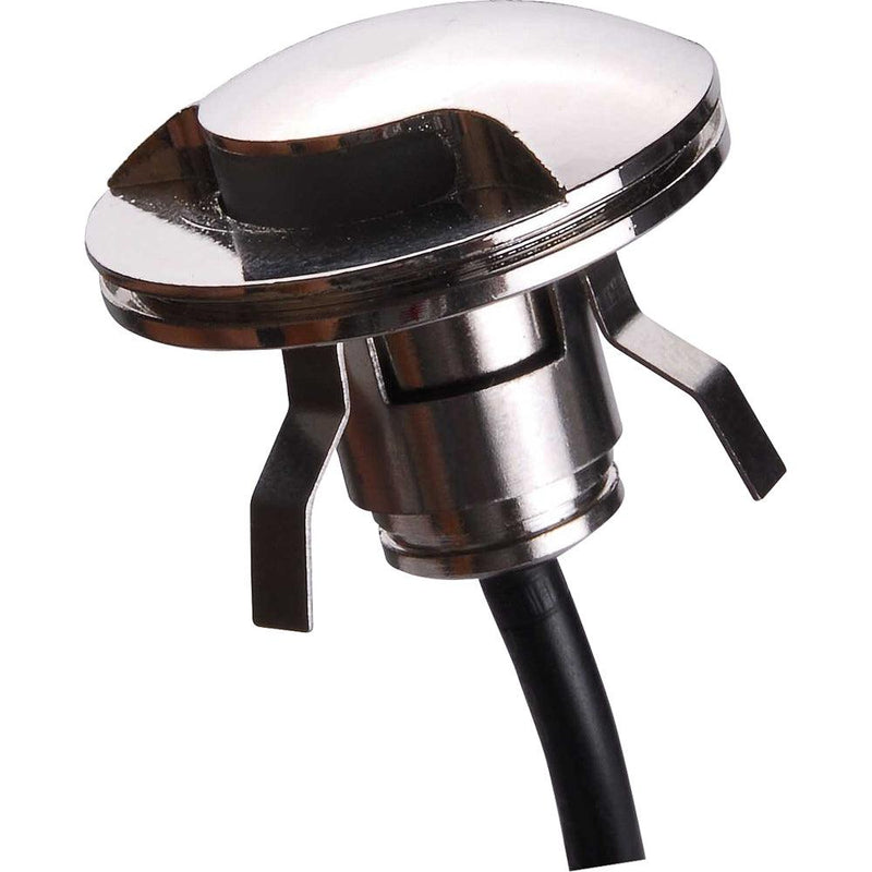 Lunasea 316 Polished Stainless Steel LED Waterproof Courtesy Light - Warm White - 12VDC Only [LLB-57WW-01-00] - Wholesaler Elite LLC