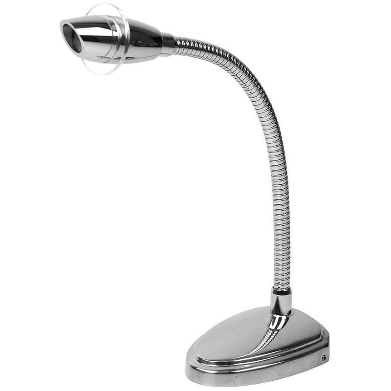 Sea-Dog Deluxe High Power LED Reading Light Flexible w/Touch Switch - Cast 316 Stainless Steel/Chromed Cast Aluminum [404546-1] - Wholesaler Elite LLC