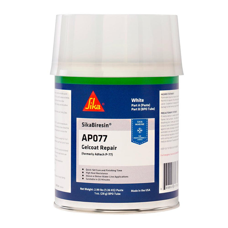 Sika SikaBiresin AP077 + BPO Cream Hardener - White - Quart [611547] - Wholesaler Elite LLC