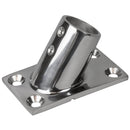 Sea-Dog Rail Base Fitting Rectangular Base 60 316 Stainless Steel - 1-7/8" x 3-1/4" - 1" OD [281601-1] - Wholesaler Elite LLC