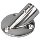 Sea-Dog Rail Base Fitting 2-3/4" Round Base 30 316 Stainless Steel - 1" OD [280301-1] - Wholesaler Elite LLC