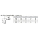 Viega ProPress 2" - 90 Copper Elbow - Street/Press Connection - Smart Connect Technology [77072] - Wholesaler Elite LLC