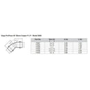 Viega ProPress 1" - 45 Copper Elbow - Double Press Connection - Smart Connect Technology [77028] - Wholesaler Elite LLC