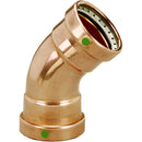 Viega ProPress 2-1/2" - 45 Copper Elbow - Double Press Connection - Smart Connect Technology [20653] - Wholesaler Elite LLC