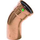 Viega ProPress - 2-1/2" - 45 Copper Elbow - Street/Press Connection - Smart Connect Technology [20668] - Wholesaler Elite LLC