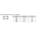 Viega ProPress 1" Copper Coupling w/o Stop - Double Press Connection - Smart Connect Technology [78182] - Wholesaler Elite LLC