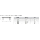 Viega ProPress 2" Extended Coupling w/o Stop - Double Press Connection - Smart Connect Technology [79030] - Wholesaler Elite LLC