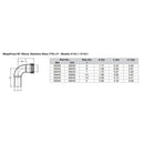 Viega MegaPress 1" 90 Stainless Steel 304 Elbow Street - Press Connection - Smart Connect Technology [95040] - Wholesaler Elite LLC