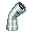 Viega MegaPress 3/4" 45 Stainless Steel 304 Elbow - Double Press Connection - Smart Connect Technology [95060] - Wholesaler Elite LLC