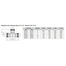 Viega MegaPress 2" Stainless Steel 304 Tee - Triple Press Connection - Smart Connect Technology [95125] - Wholesaler Elite LLC