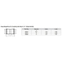 Viega MegaPress 4" Carbon Steel Coupling w/Stop w/FMK Double Press Connection - Smart Connect Technology [26680] - Wholesaler Elite LLC