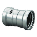 Viega MegaPress 4" Carbon Steel Coupling w/Stop w/FMK Double Press Connection - Smart Connect Technology [26680] - Wholesaler Elite LLC