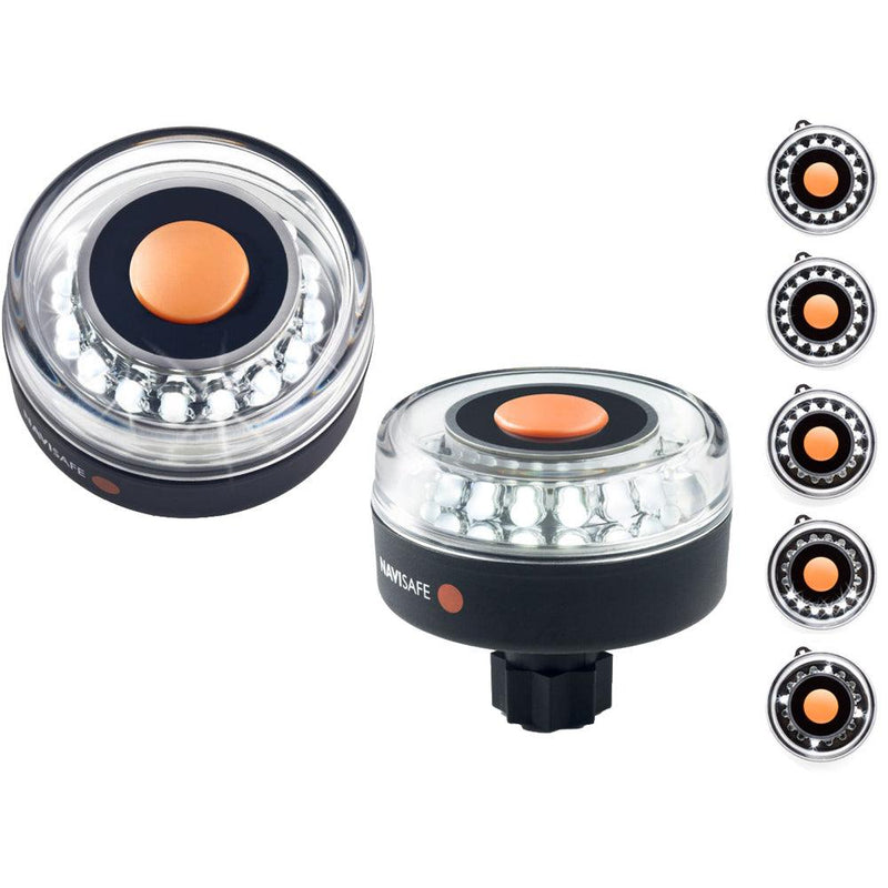 Navisafe Navilight All-White 5 Mode 360 2NM w/RAILBLAZA Base [055-1] - Wholesaler Elite LLC