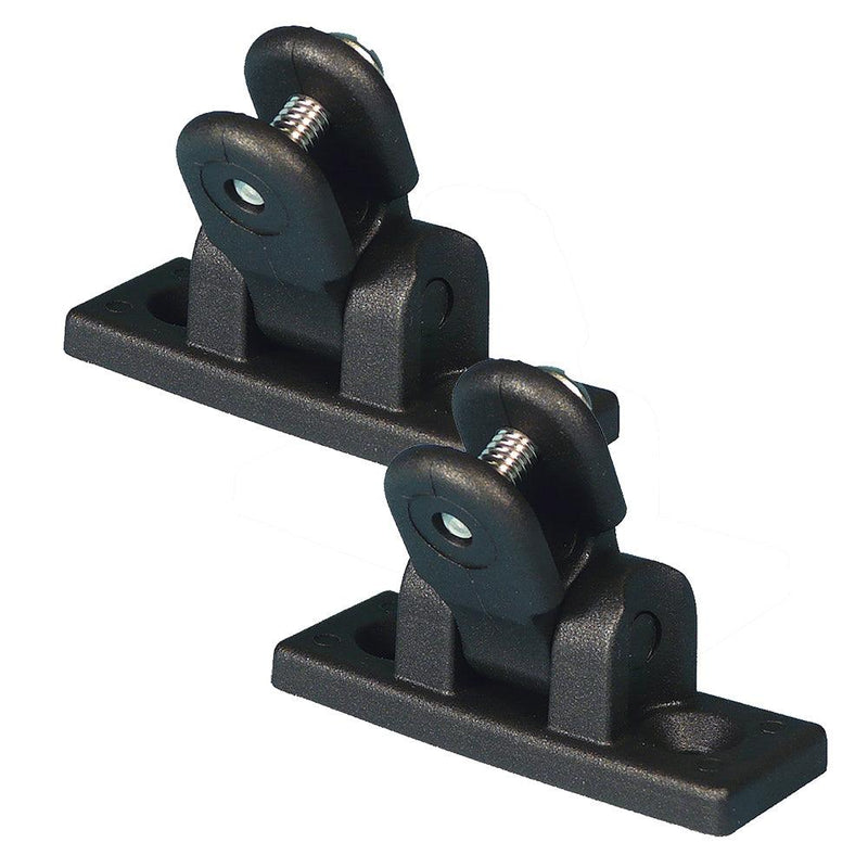 Carver Deck Hinge Nylon Pair - Black [7782B] - Wholesaler Elite LLC