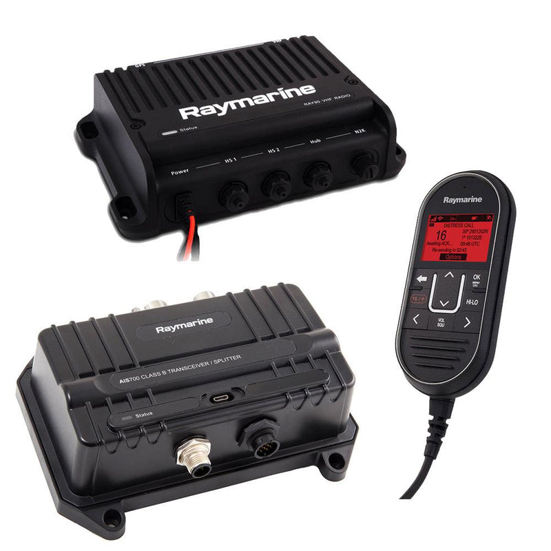 Raymarine Ray90 VHF Radio AIS700 Bundle [T70424] - Wholesaler Elite LLC