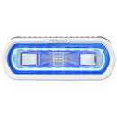 RIGID Industries SR-L Series Marine Spreader Light - White Surface Mount - White Light w/Blue Halo [51101] - Wholesaler Elite LLC