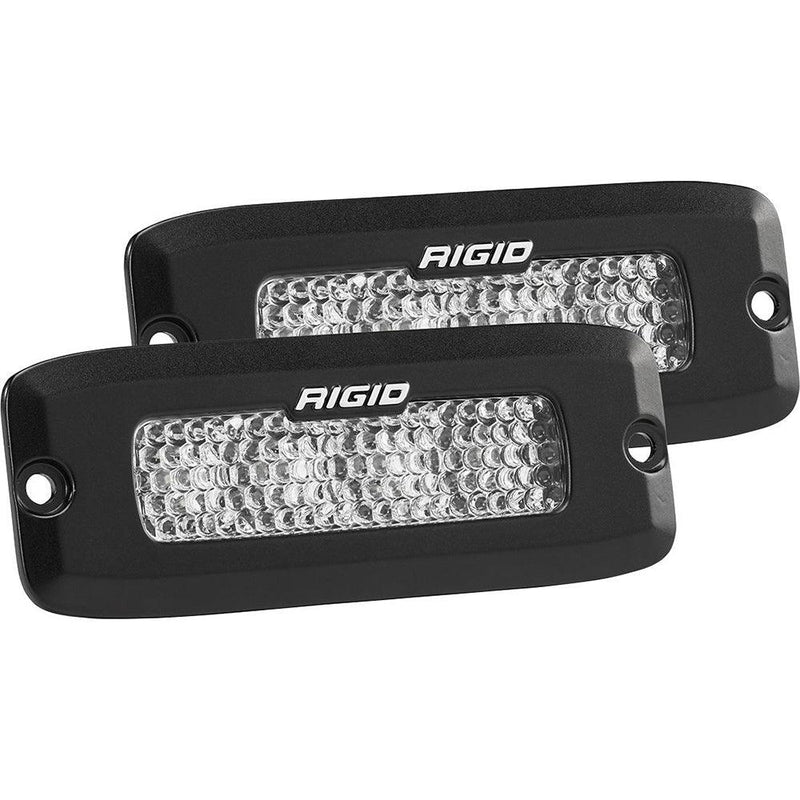 RIGID Industries SR-Q Series PRO Spot Diffused LED - Flush Mount - Pair - Black [925513BLK] - Wholesaler Elite LLC