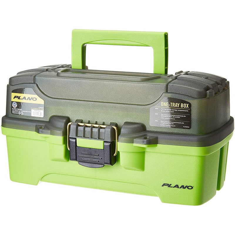 Plano 1-Tray Tackle Box w/Dual Top Access - Smoke Bright Green [PLAMT6211] - Wholesaler Elite LLC
