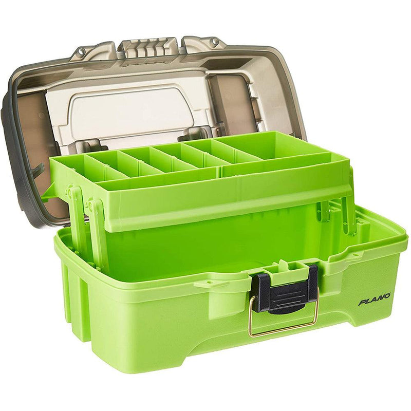 Plano 1-Tray Tackle Box w/Dual Top Access - Smoke Bright Green [PLAMT6211] - Wholesaler Elite LLC
