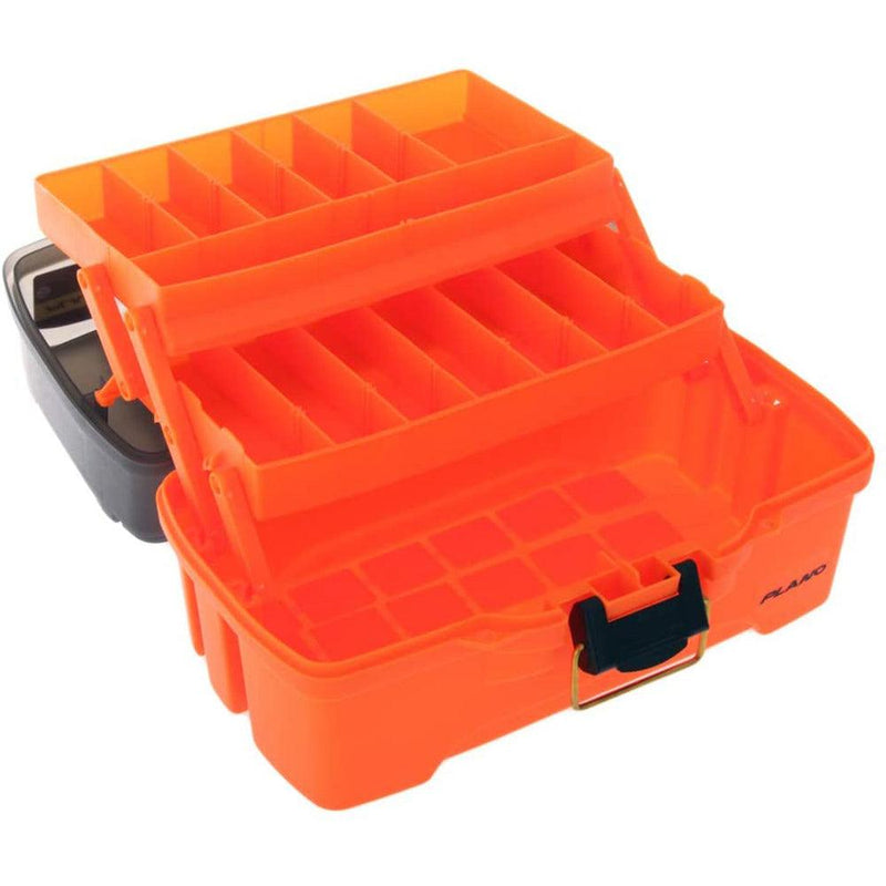 Plano 2-Tray Tackle Box w/Dual Top Access - Smoke Bright Orange [PLAMT6221] - Wholesaler Elite LLC