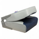 Springfield Economy Multi-Color Folding Seat - Grey/Blue [1040651] - Wholesaler Elite LLC