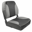 Springfield Economy Multi-Color Folding Seat - Grey/Charcoal [1040653] - Wholesaler Elite LLC