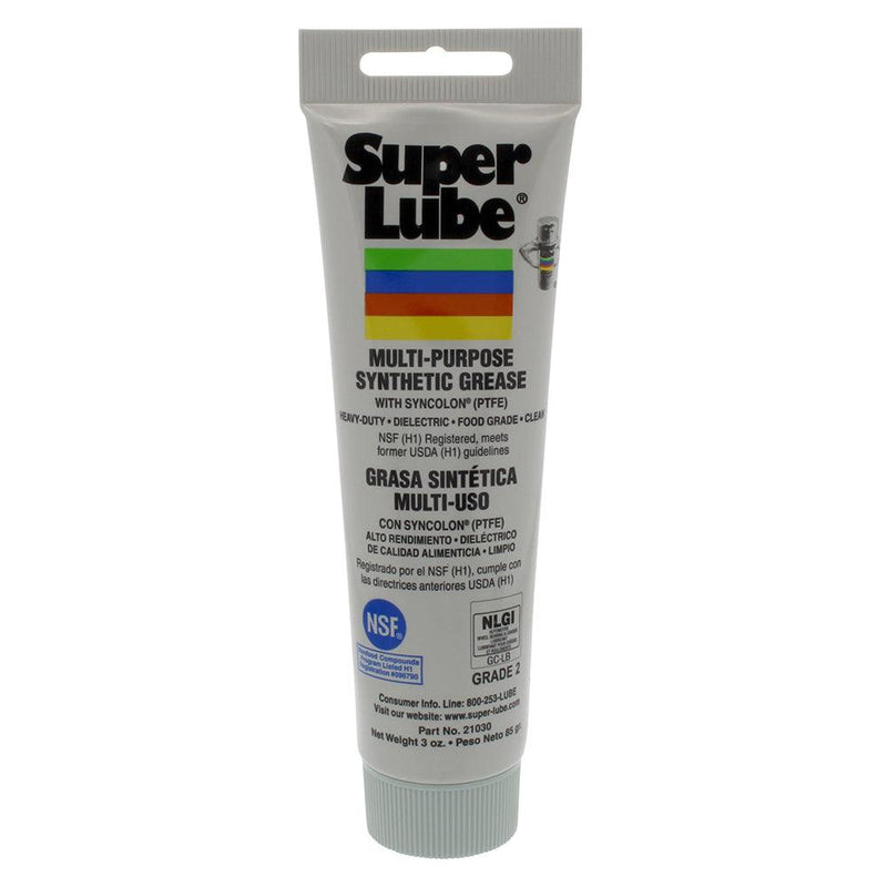 Super Lube Multi-Purpose Synthetic Grease w/Syncolon (PTFE) - 3oz Tube [21030] - Wholesaler Elite LLC