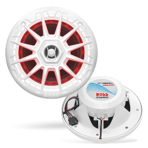 Boss Audio MRGB55B 5.25" Marine Speakers w/RGB Lighting - White [MRGB55W] - Wholesaler Elite LLC