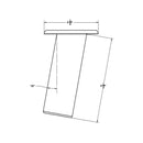 TACO Flush Mount Rod Holder 10 - Deluxe Anodized Finish [F31-0702BXY] - Wholesaler Elite LLC