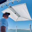 TACO ShadeFin w/White Fabric, Bag Fixed Rod Holder Mount Kit [T10-3000-3] - Wholesaler Elite LLC