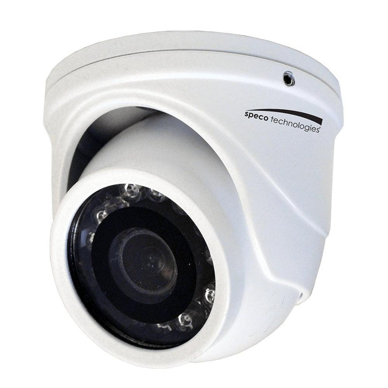 Speco 4MP HD-TVI Mini Turret Camera 2.9mm Lens - White Housing [HT471TW] - Wholesaler Elite LLC