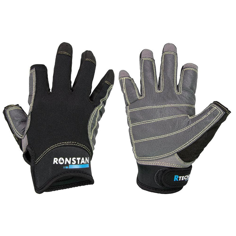Ronstan Sticky Race Gloves - 3-Finger - Black - S [CL740S] - Wholesaler Elite LLC